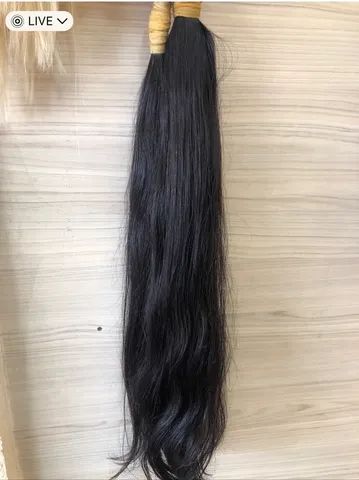 Cabelos Castanhos Vietnamita de 70 cm