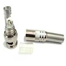 Kit Conector Bnc Com Mola/parafuso Plug Cftv 10 Peças - Foto 3