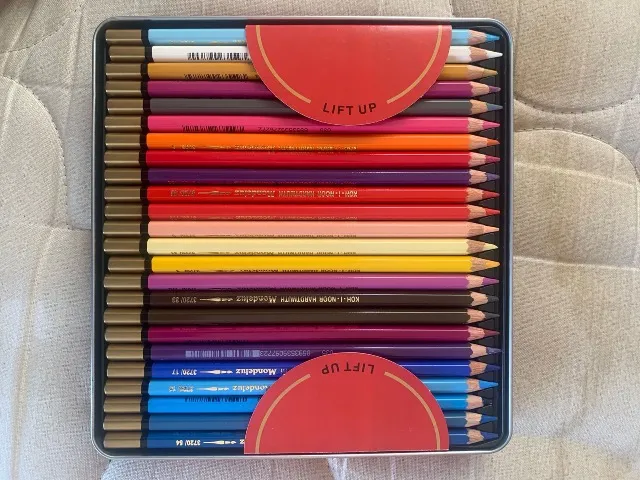 imagem quadro lapis de cor  Colored pencil storage, Pencil storage,  Display case