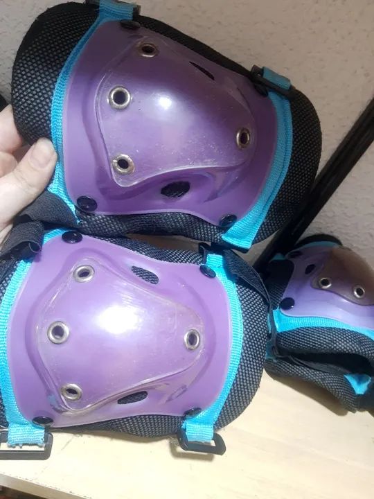 Joelheiras e cotoveleiras infantil até 12 anos