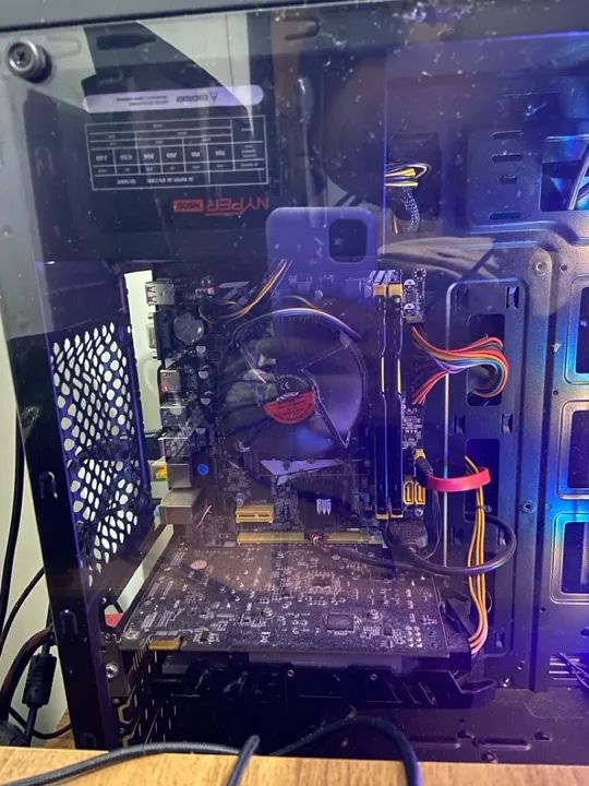 Pc Gamer gabinete Hayom RGB 3 fans - Foto 3