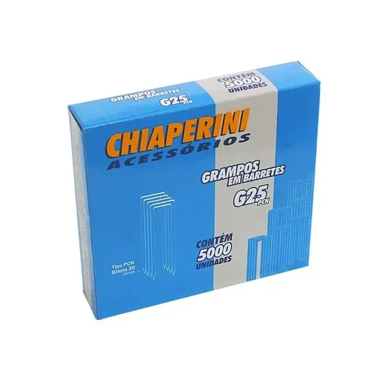 Grampos p/grampeador pneumático G25 ( Chiaperini )