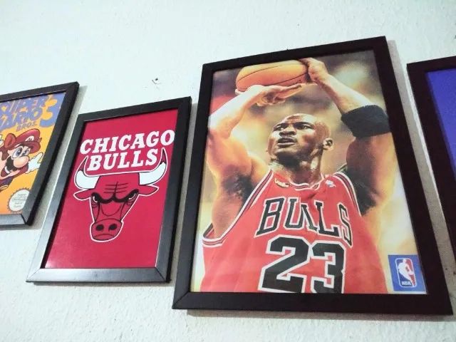 Quadro Michael Jordan - Hobbies e coleções - Vila Falcão, Bauru