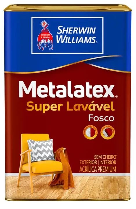 Tinta Metalatex Super Lavável Fosco - Acrílica Premium