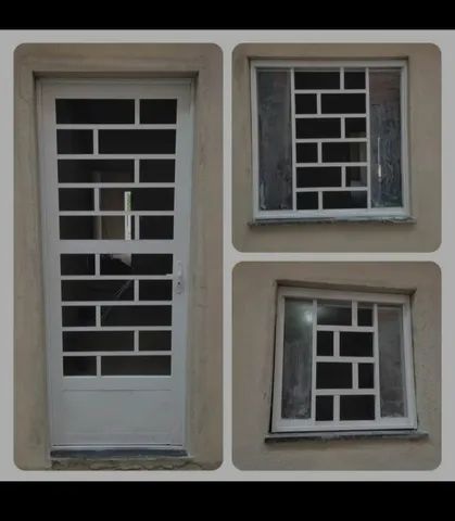 Porta e Janela com vidro 64363605178755120