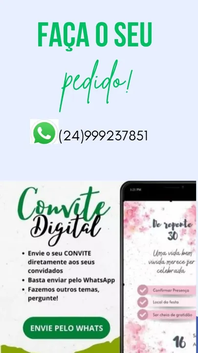 Convite Digital - 100% online