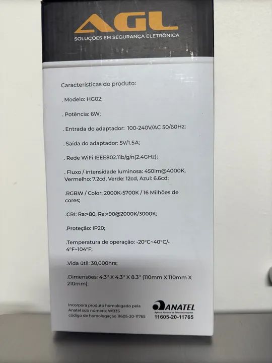 Luminária WIFI AGL- 16 Milhões de Cores. OBS: voçe controla tudo pelo APP AGL Home - Foto 2