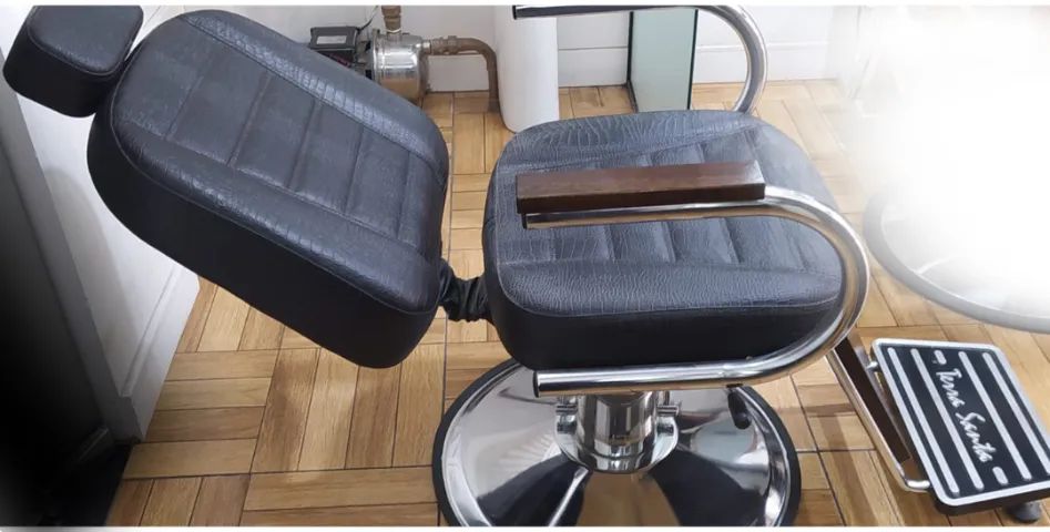 Cadeira para barbeiro novíssima! - Foto 3