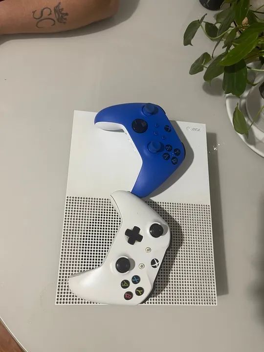 Controle Xbox Series X/S - Shock Blue e Branco - Foto 5