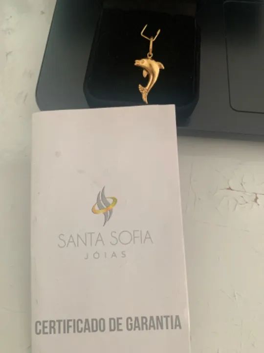 Pingente Ouro 18K  1,4g - Foto 2