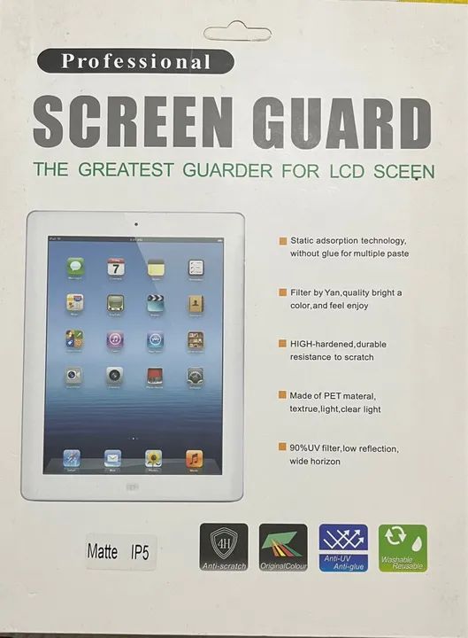 Película de Vidro para Tela - Protetor de Tela para Tablet