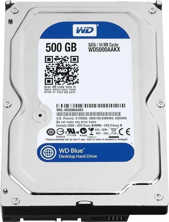 Disco Rígido WD Blue de 500 GB, 7200 RPM, SATA 6 Gb/s, 16 MB Cache 