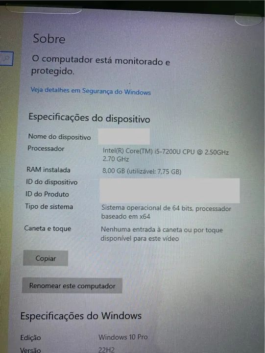 Notebook Dell  i5 ssd 8gb (12x cartão) - Foto 3