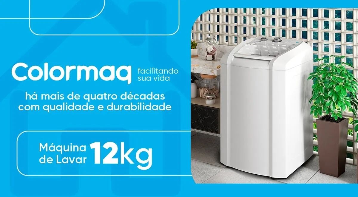 Máquina de lavar automática Colormaq 12kg - Foto 4