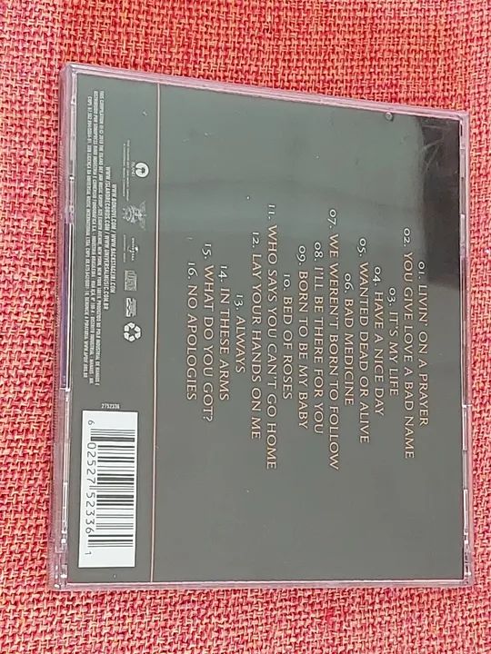CD BON JOVI MUSICA ROCK SÓ VENDA NÃO TROCO POR NADA  - Foto 6