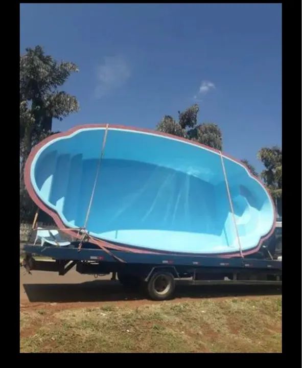 Piscina de fibra instalada 7metros / 15 anos de garantia  - Foto 2