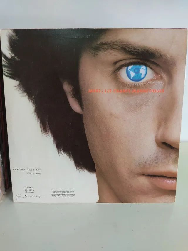 LP disco vinil Jean Michel Jarre - Magnetic Fields com encarte 1981 - Foto 2