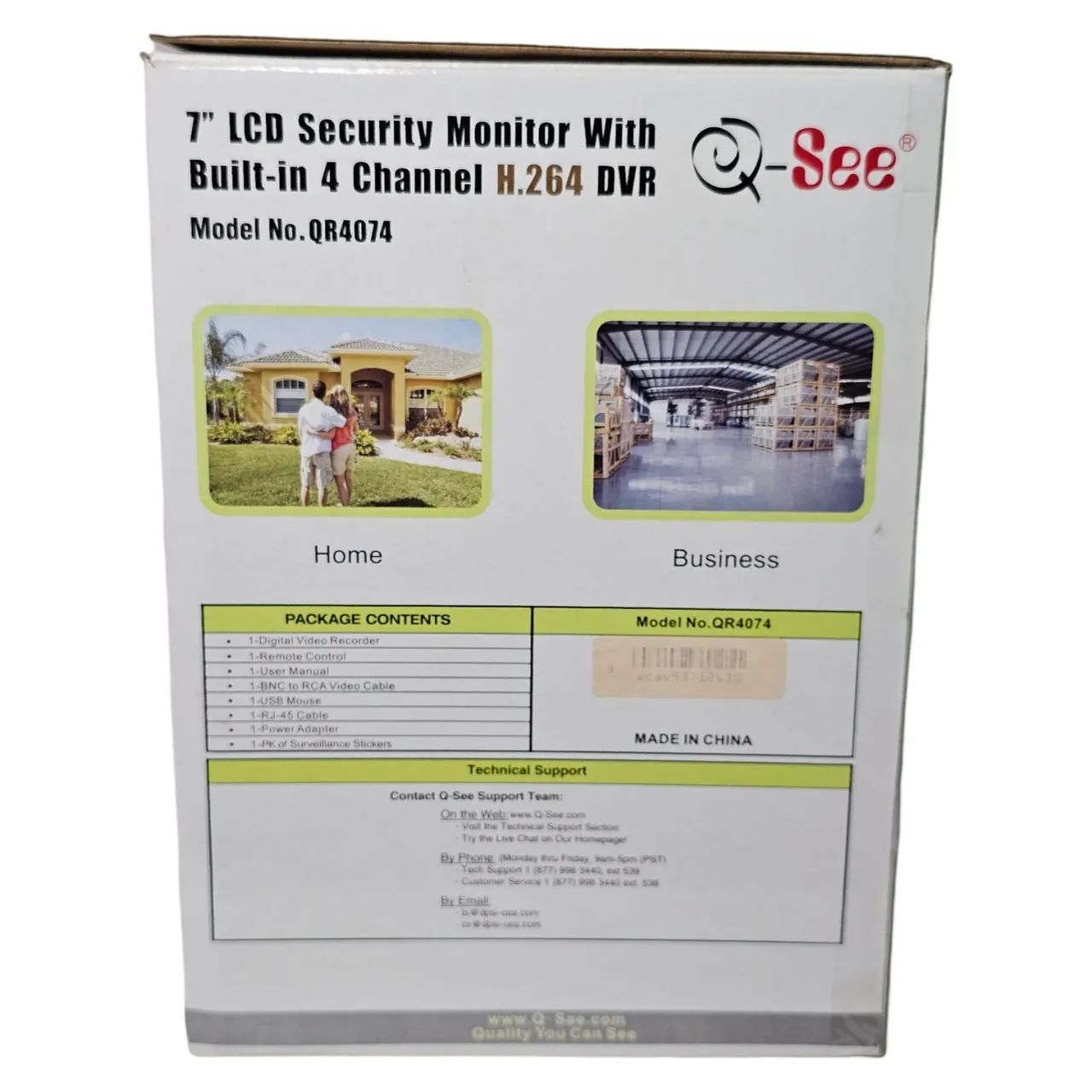 Monitor de Segurança 7 polegadas 4 Canais H.264 DVR *ABAIXOU* - Foto 5