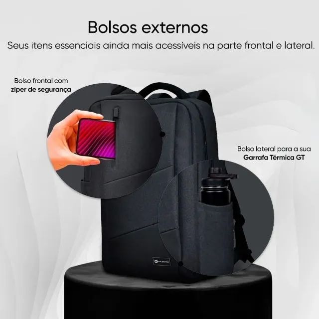 Mochila para Notebook GT Essential 3 15.6" - WZetta - Foto 2