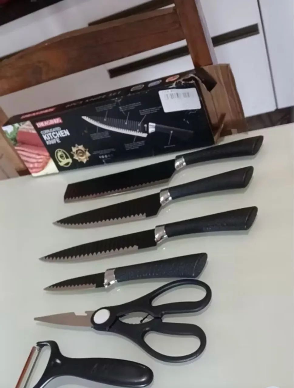 Kit de Facas 6 Peças - Design Moderno, Afiado e Resistente - Foto 2