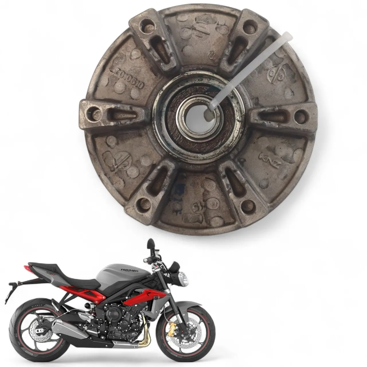 Suporte Cubo Coroa Triumph Street Triple 675 13 14 2015 2016