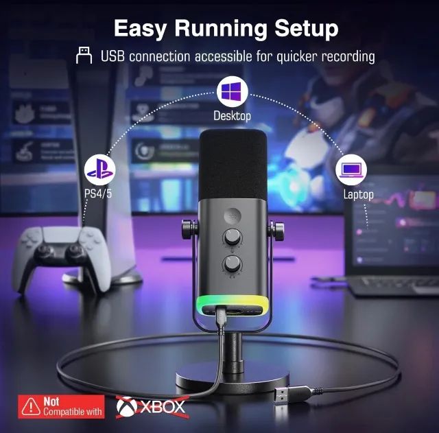 Microfone Fifine Am8 PC e PS5