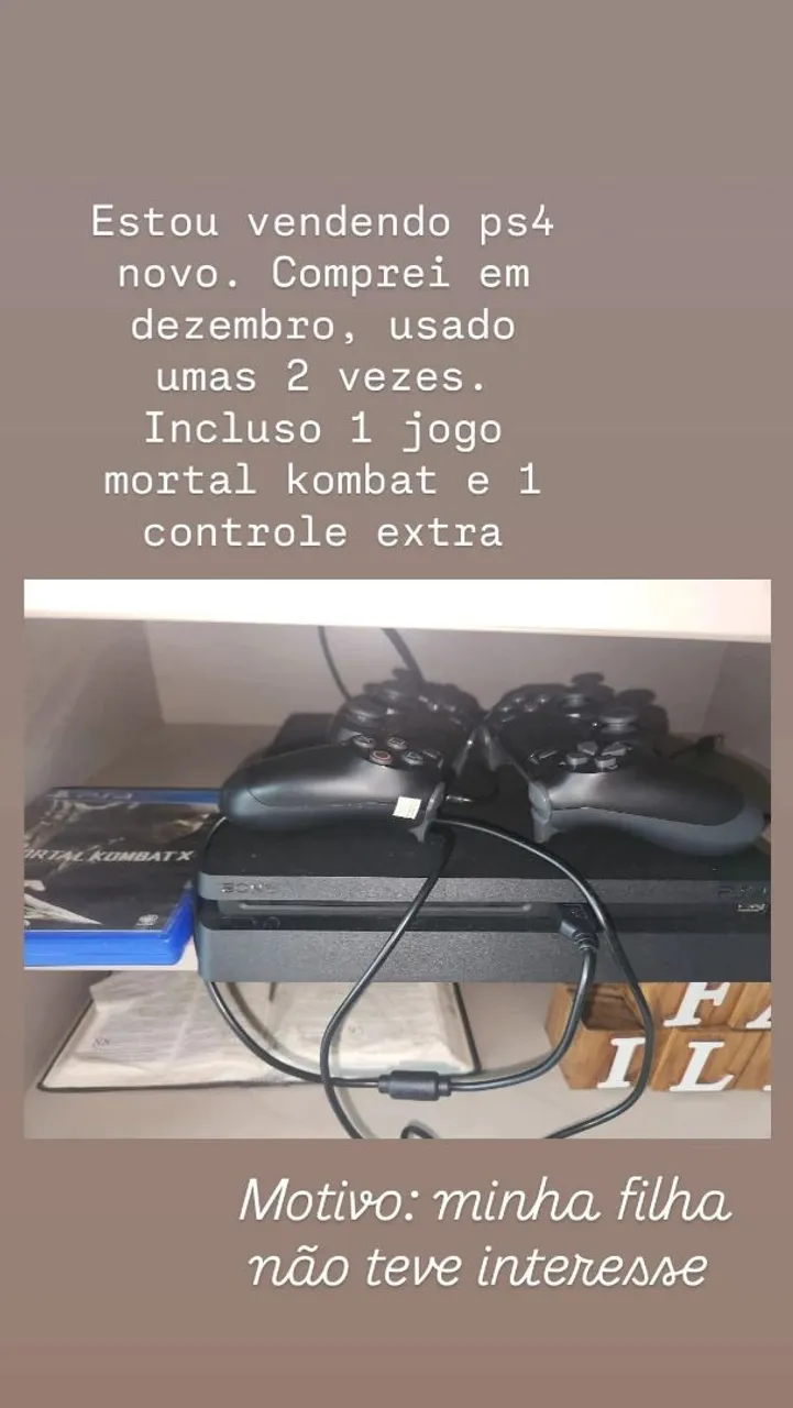 PS 4 Soni semi novo