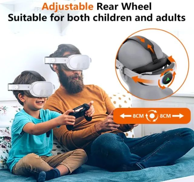 Elite Strap com Bateria de 10000mh RGB para Oculus/Meta Quest 2/3/3S, Suporte Ajustável - Foto 3