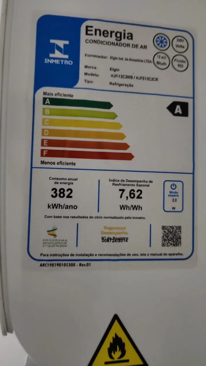 Ar condicionado Elgin 12mil btus - Foto 3