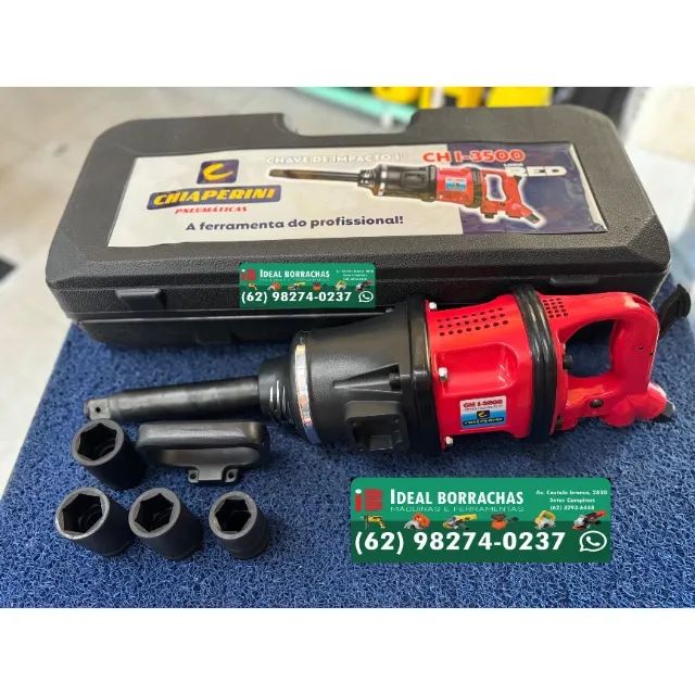 Pneumatica 1 " 350kgf - chave impacto grande onibus caminhao - Foto 4