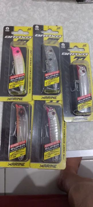 Iscas de pesca Brava 77 - Super Long Cast - Novas - Foto 2