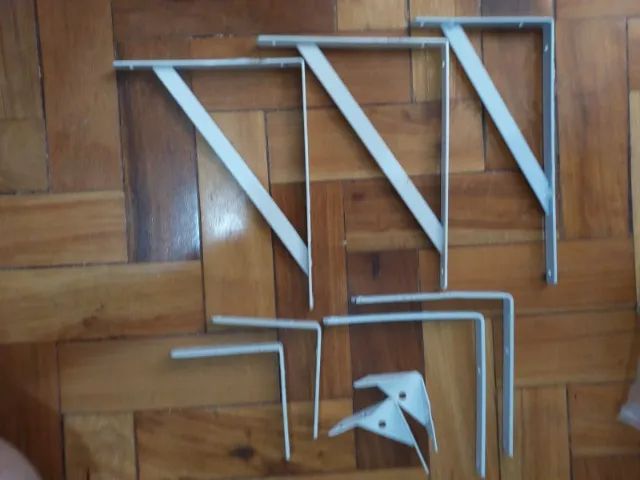 Kit Cantoneira mão Francesa  Branco - Foto 5