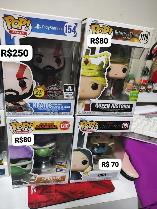 Bonecos Funko Pop - Diversos Personagens
