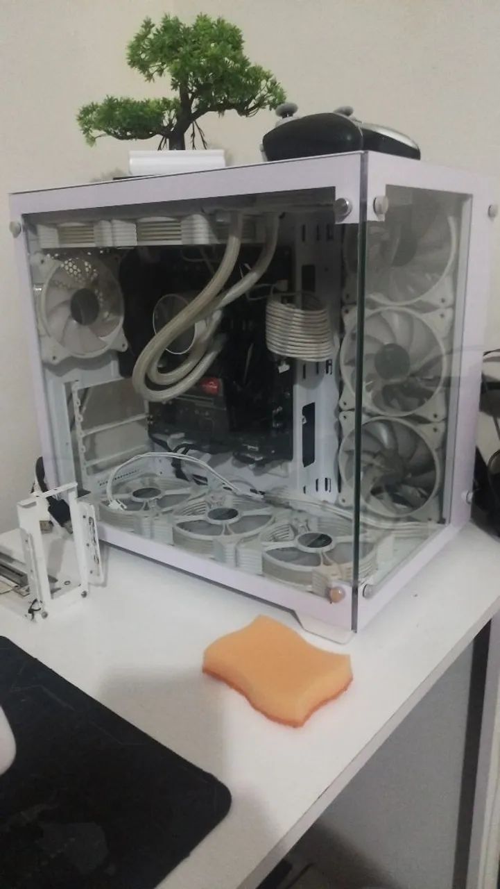 Gabinete aquário White, Walter cooler, e fãns.. leia a descrição  - Foto 2