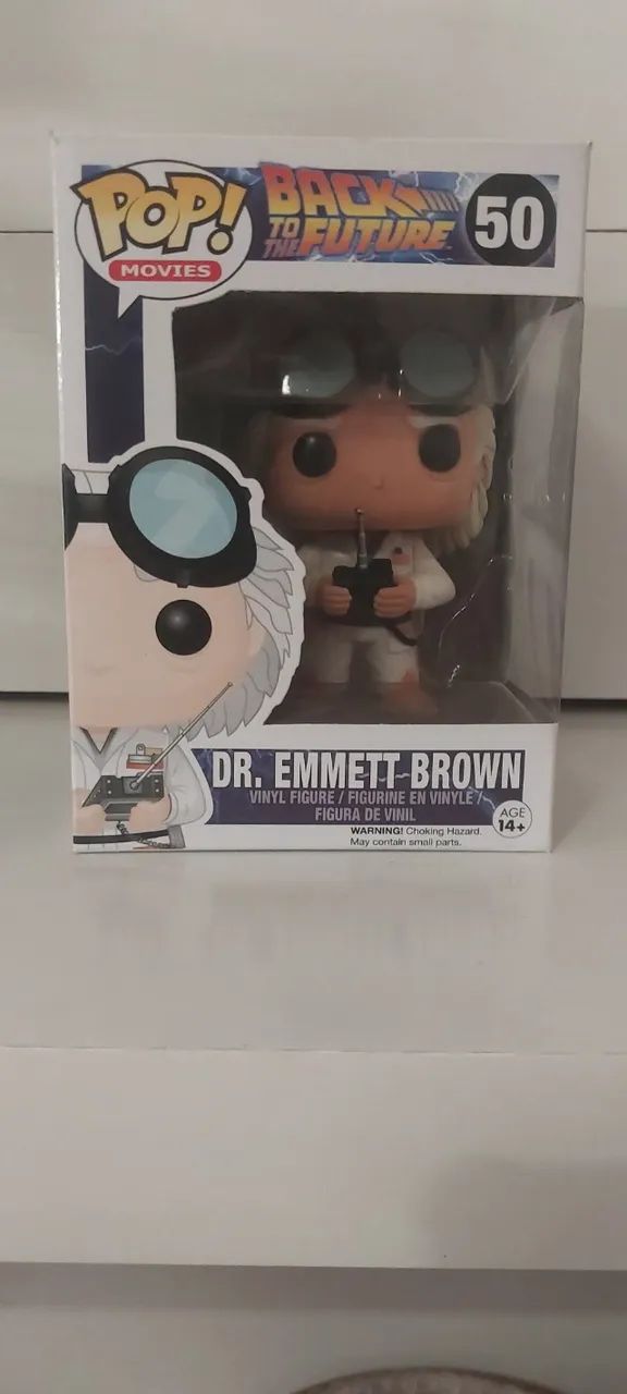Funko Pop Dr Emmett Brown - De volta para o futuro