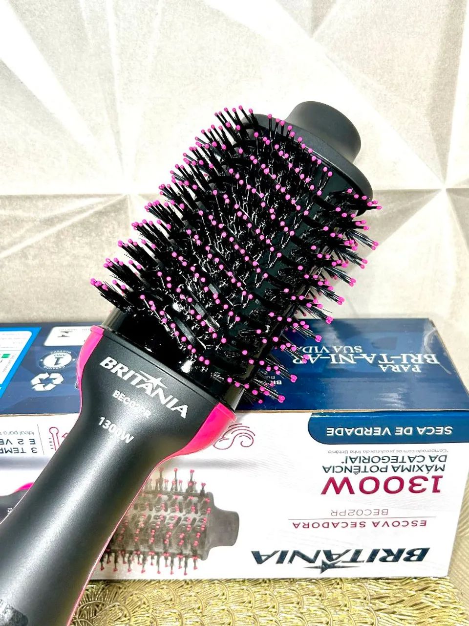 Escova Secadora Britânia 1300w - 4 em 1 Profissional - Foto 5