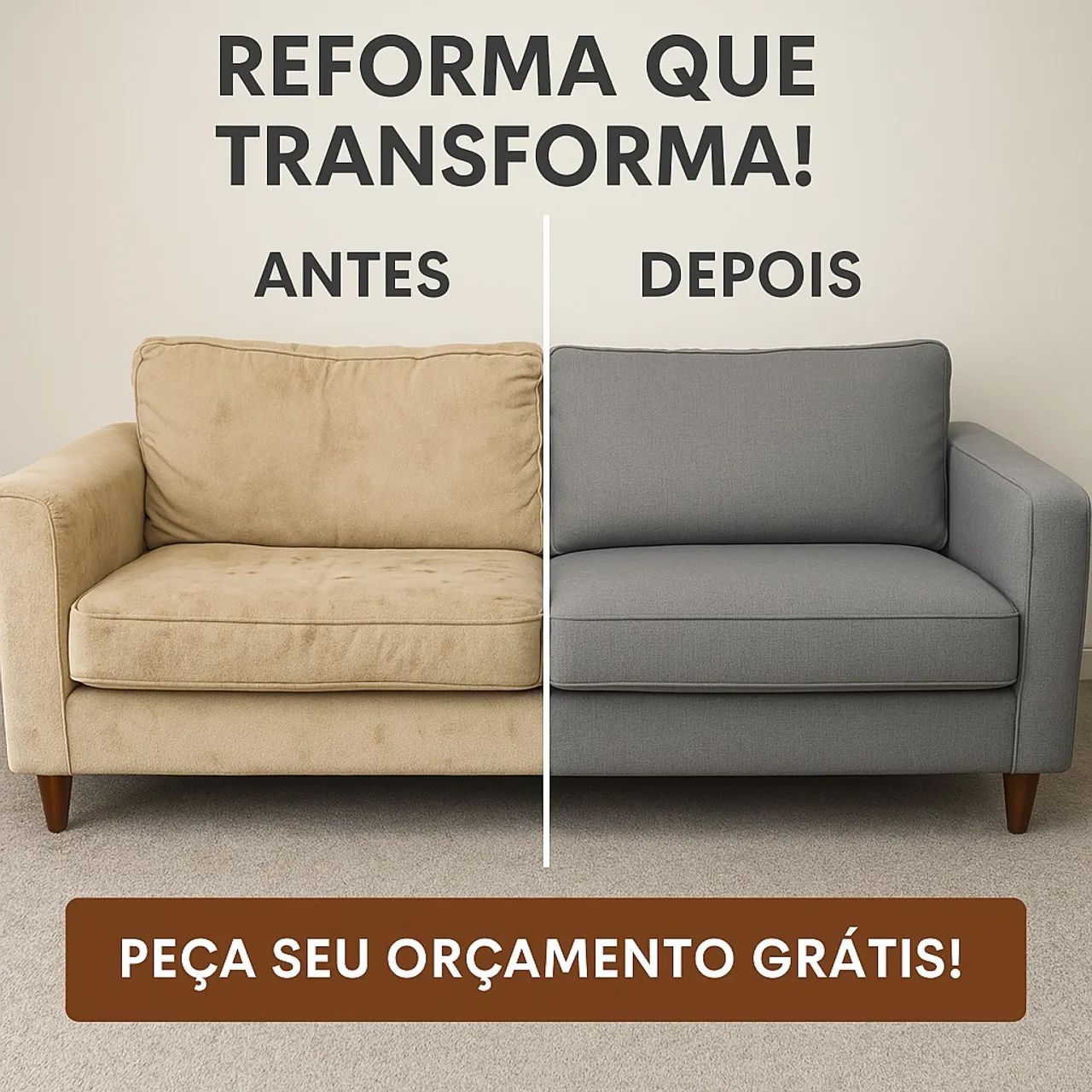Reforma de Sofá: Transforme sua sala!