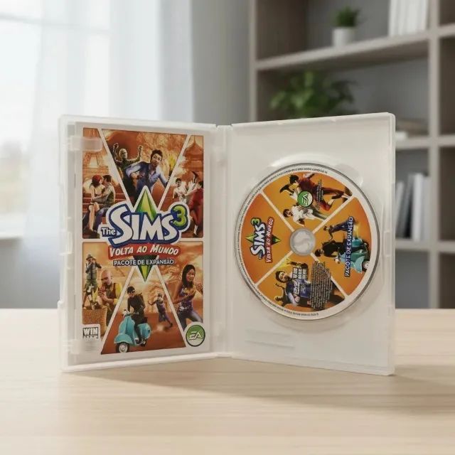 jogo the sims 3 volta ao mundo pacote de expansão midia fisica