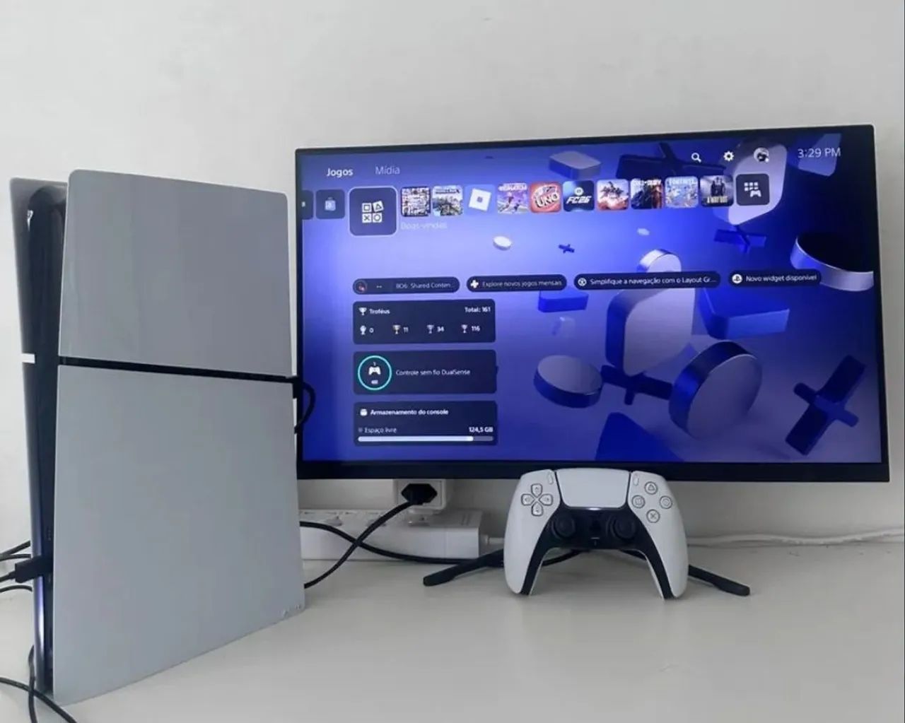 APENAS VENDA / PS5 SLIM DIGITAL 1TB / 6 MESES DE USO ( PASSO CARTÃO C/ JUROS )
