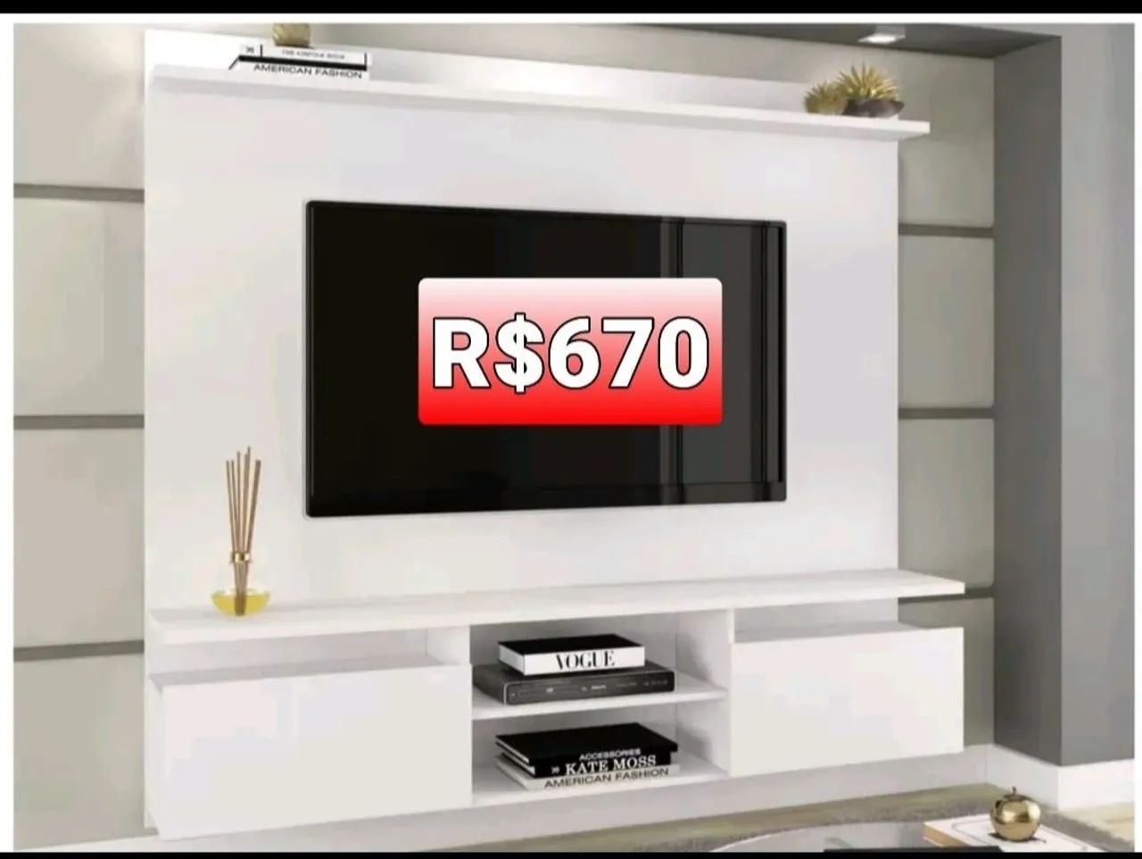 Painel home suspenso R$670