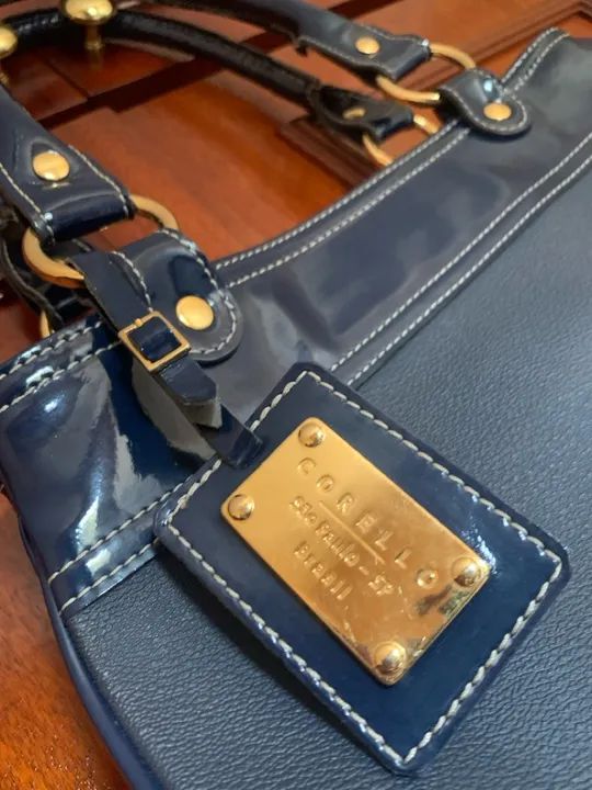 Bolsa tote em couro , grande , Corello - Foto 4