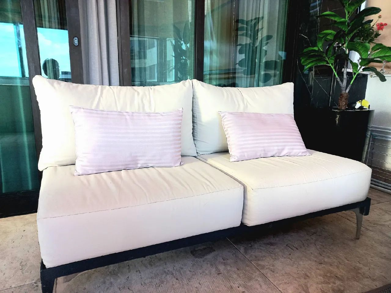 Sofá duplo - área externa