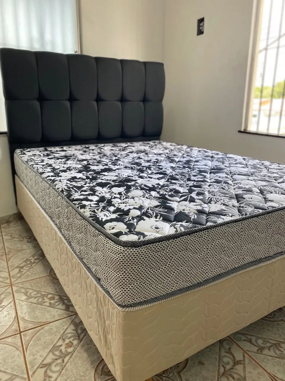 Cama Box Casal Espuma D26 100% - Frete Grátis 