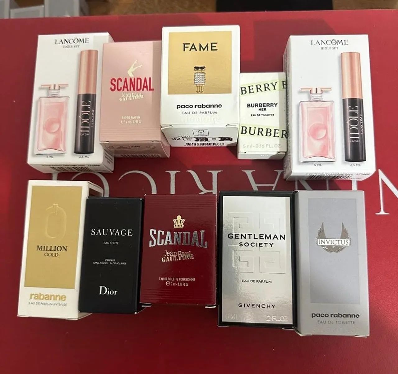 Miniaturas de perfumes 