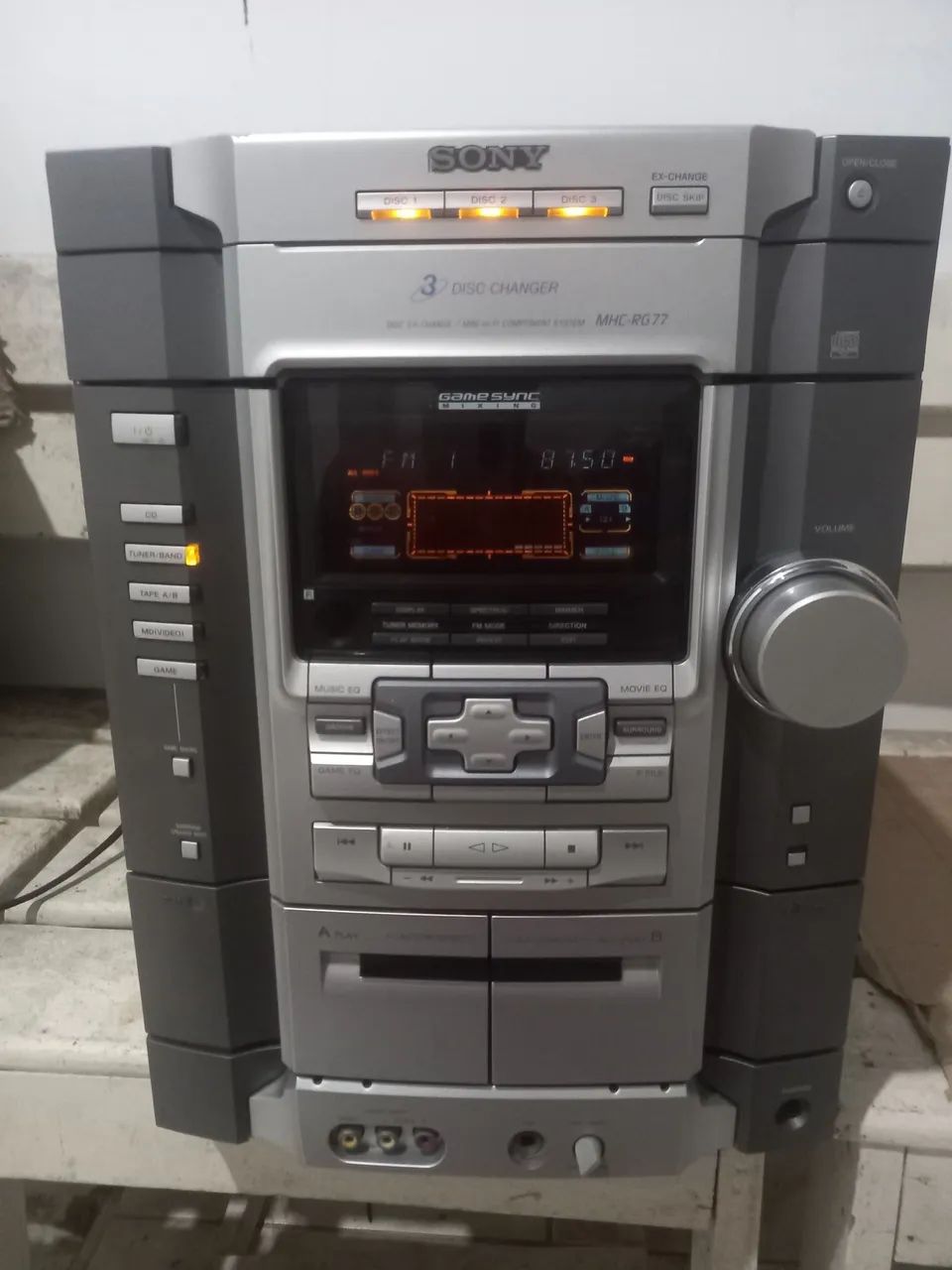 Mini System Sony MHC-RG77 funcionando - Aparelhos de Som - Caji, Lauro ...