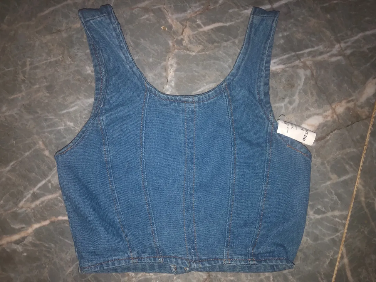 Top Jeans Corset - Novo!