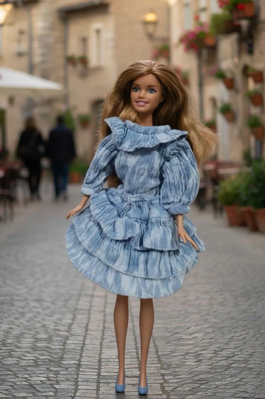 Conjunto de blusa e saia para boneca Barbie (Leia a descrição abaixo)