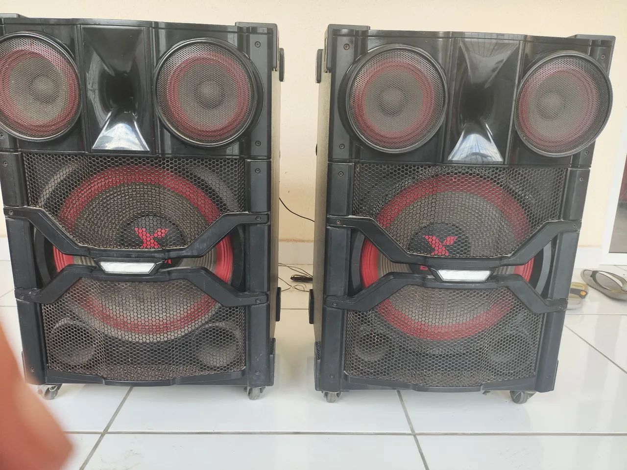 Vendo Par de Caixas do Som LG CM 9740 - Foto 4