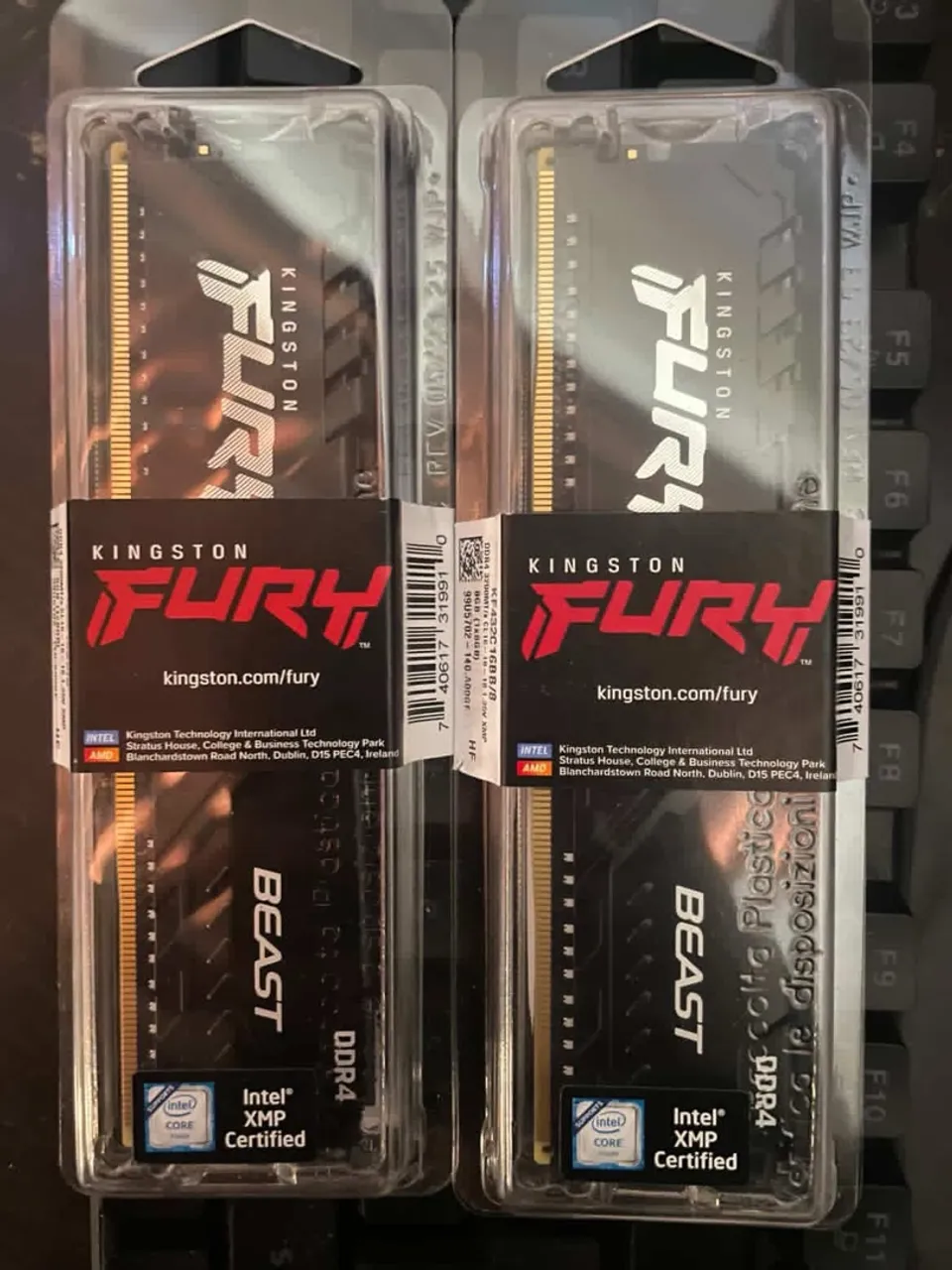 Memórias 8gb