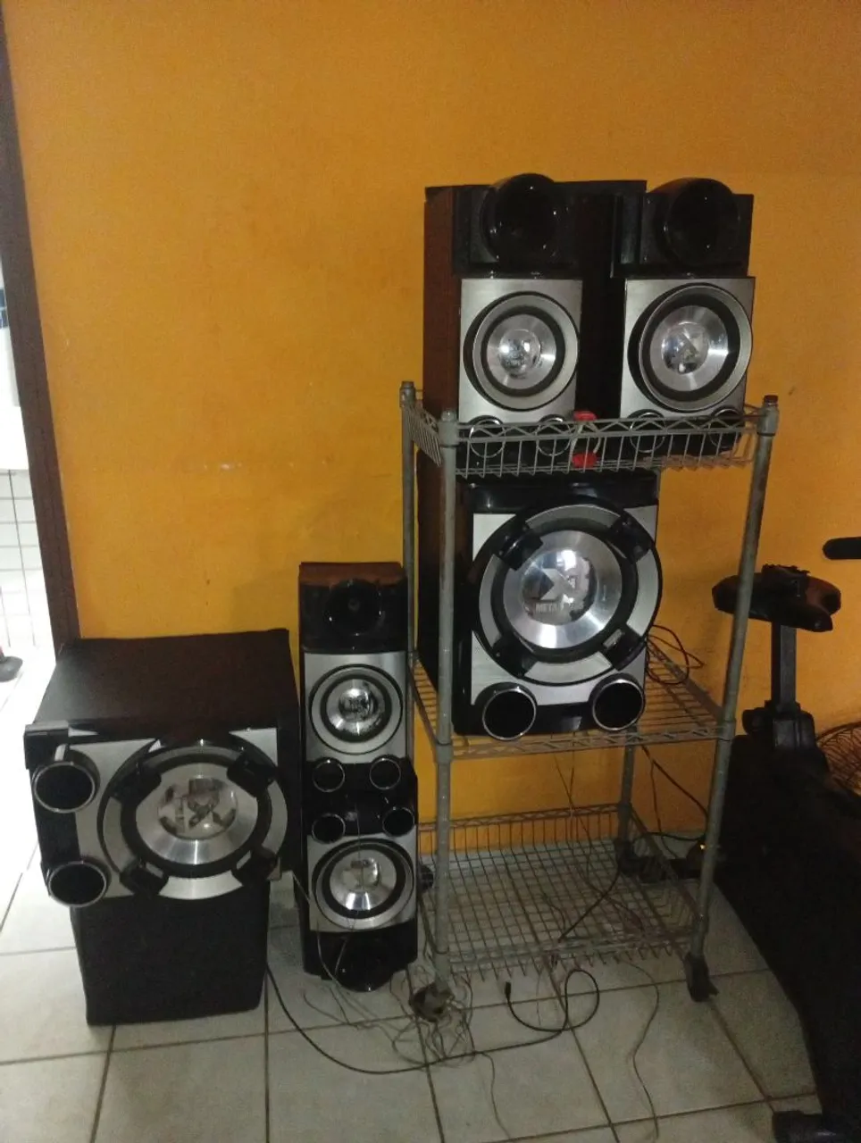 Sistema de Som Completo - Potência e Qualidade!